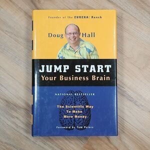 🔺️NWOT Jump Start Your Business Brain; Scientific Way to Make More Money Book